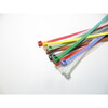 Cable ties in various colors